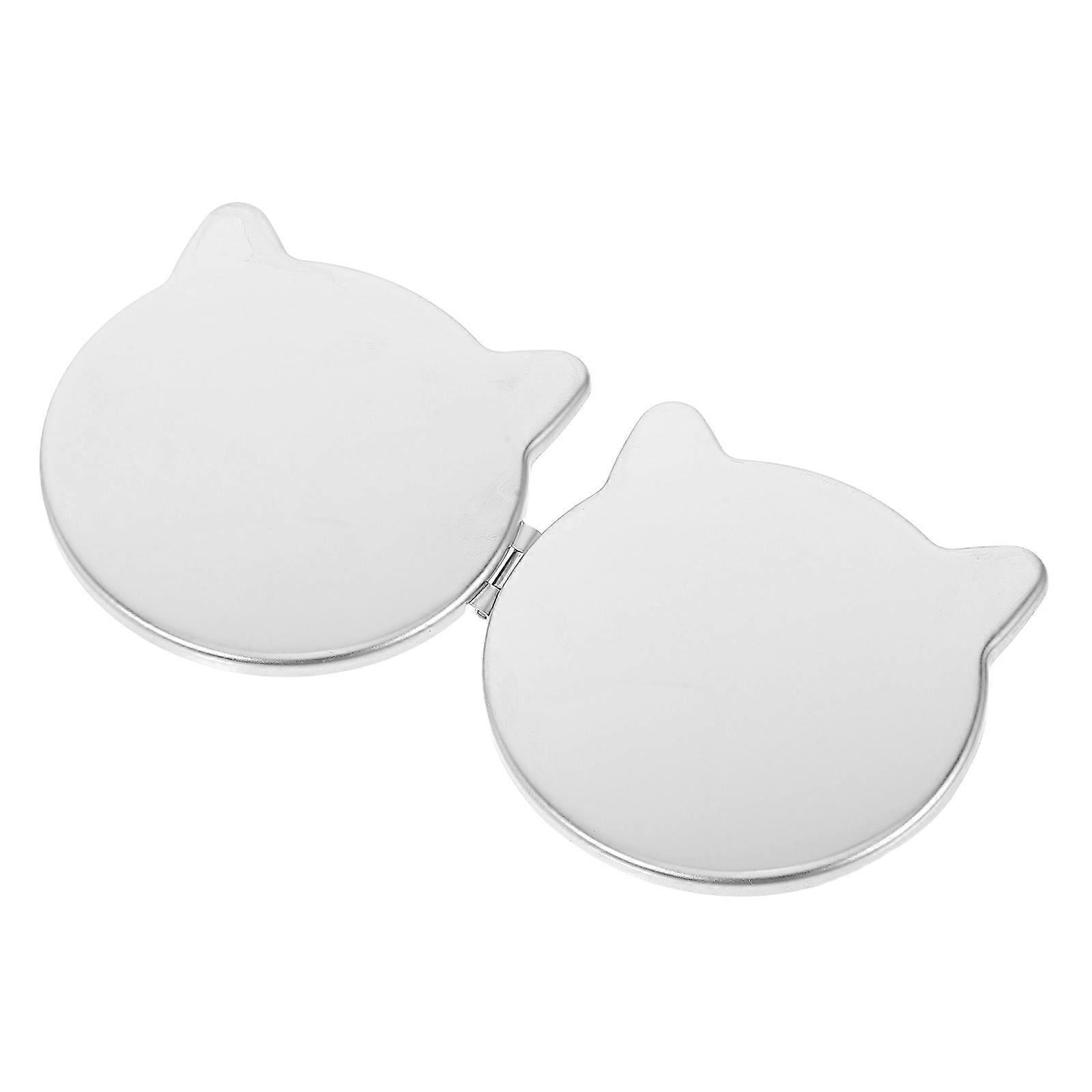 Mini Mirror Stainless Steel Portable Mirror for Makeup Touchups