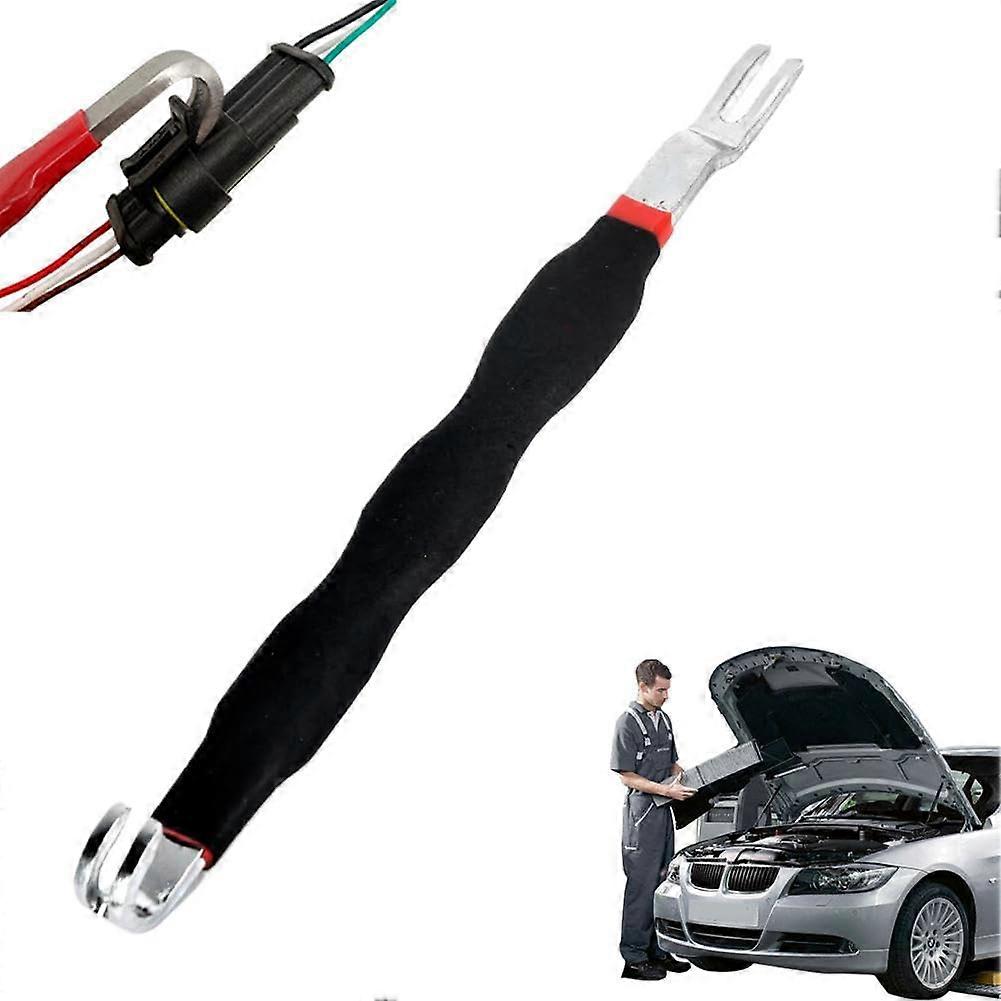 Automotive Terminal Removal Tool with DualEnd Design and Wide Compatibility for Car and Truck Connectors, 1pcs Black