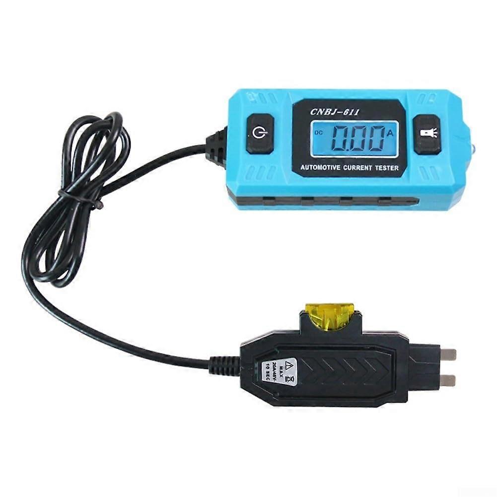 12V Automotive Circuit Tester with LCD Backlight for Accurate Fuse Current Measurement