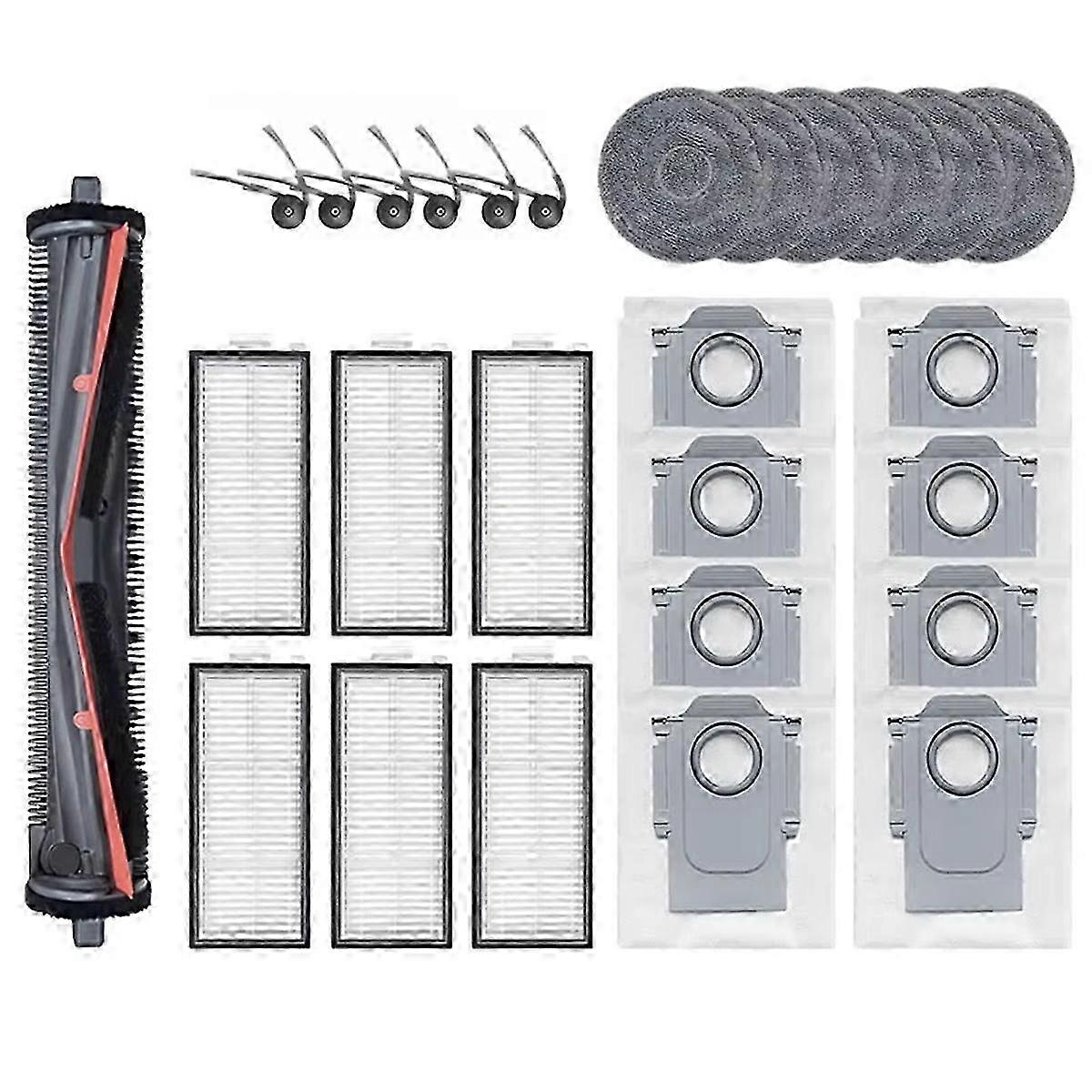 Saros Z70 Robot Vacuum Accessories: Main Brush, Filter, Mop Cloth-mk