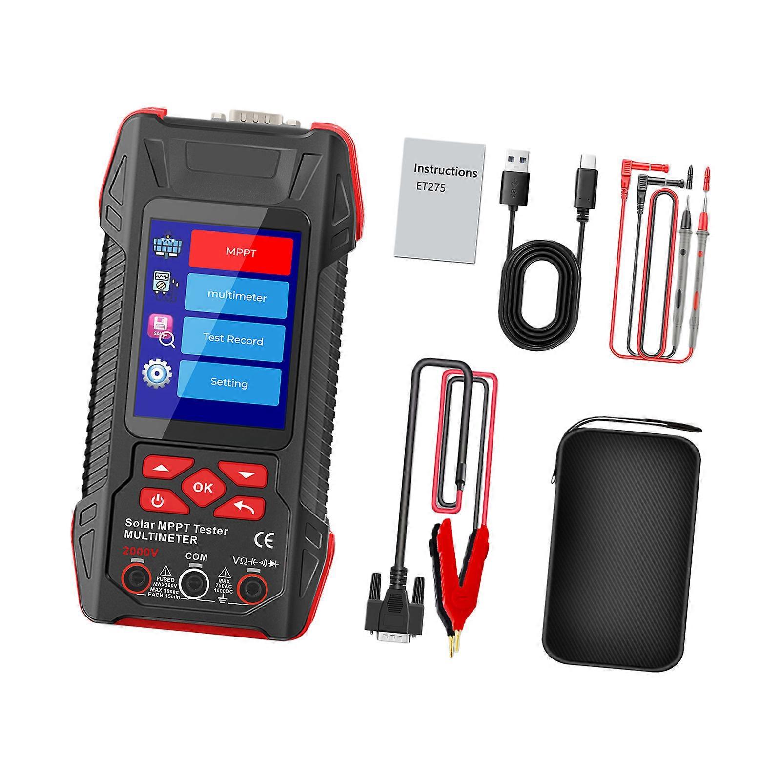 Accurate Photovoltaic Testing Tool with MPPT Function for Solar Energy Systems Measuring Output Power Open Circuits Voltage Short Circuits Current