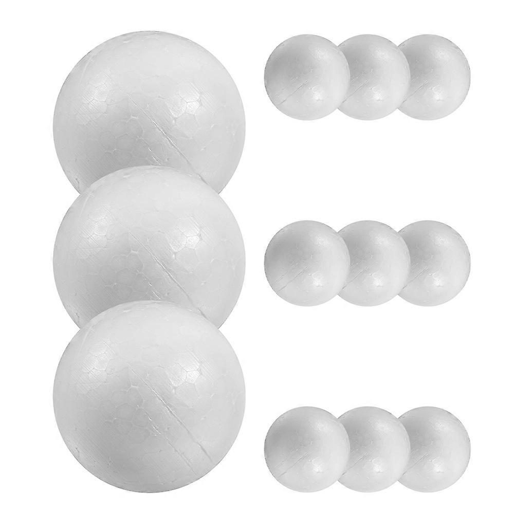Solid Foam Ball for Kids DIY Crafts 12Pcs White Blank Round Balls