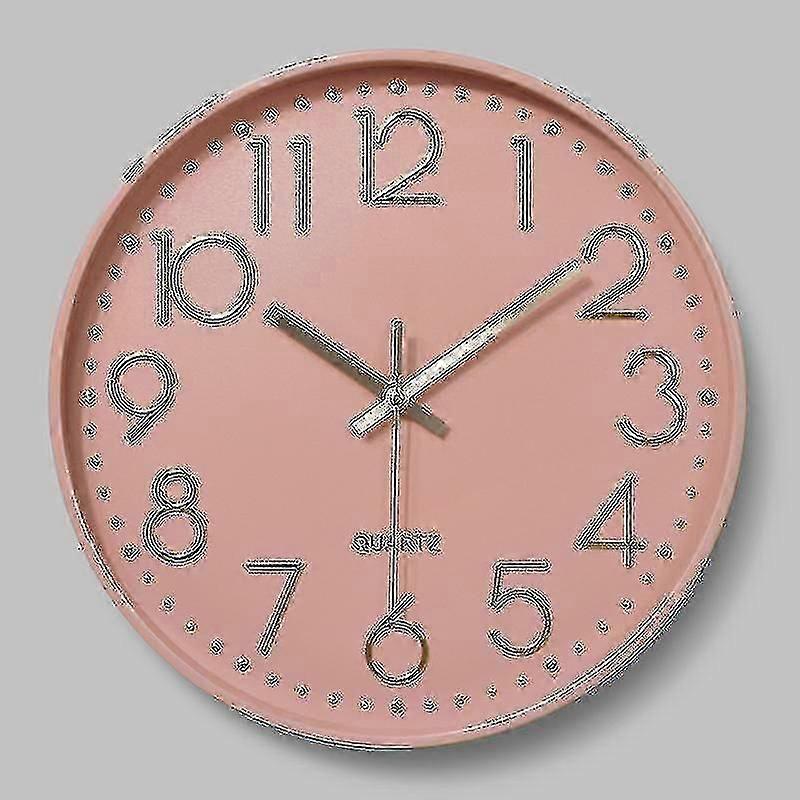 Wall Clock 12-inch Silent Non-ticking Wall Clock
