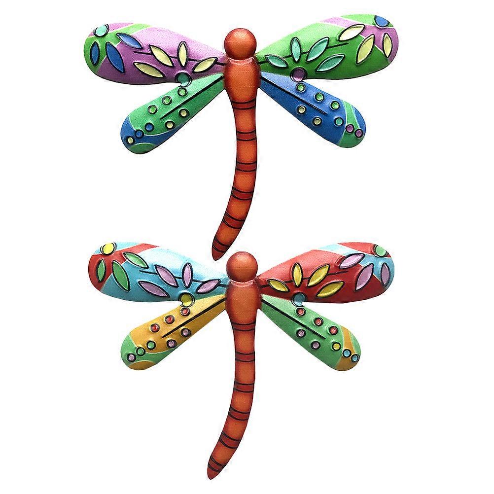 Creative Dragonfly Pendant for Decoration Includes 2Pcs Iron Dragonfly Pendants