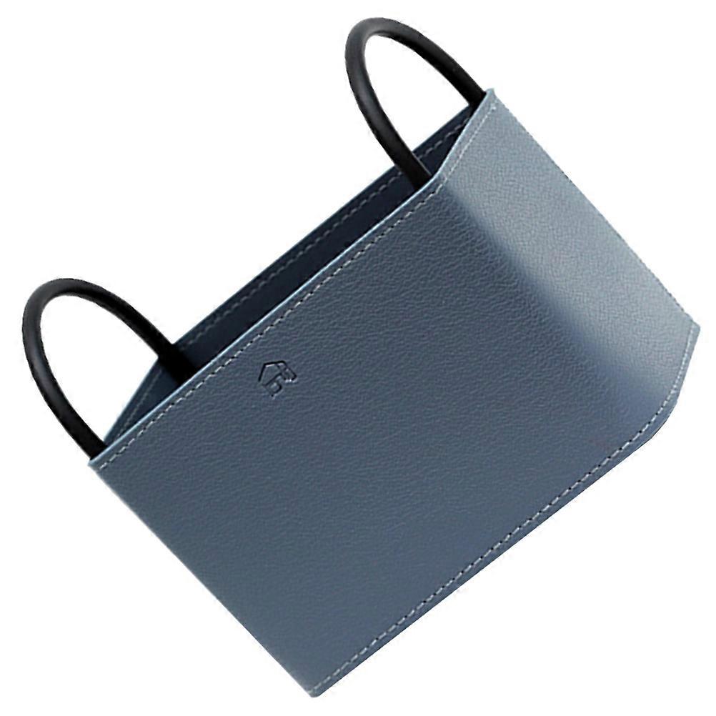 Remote Control Storage Box PU Basket for Sundries Storage 1Pcs