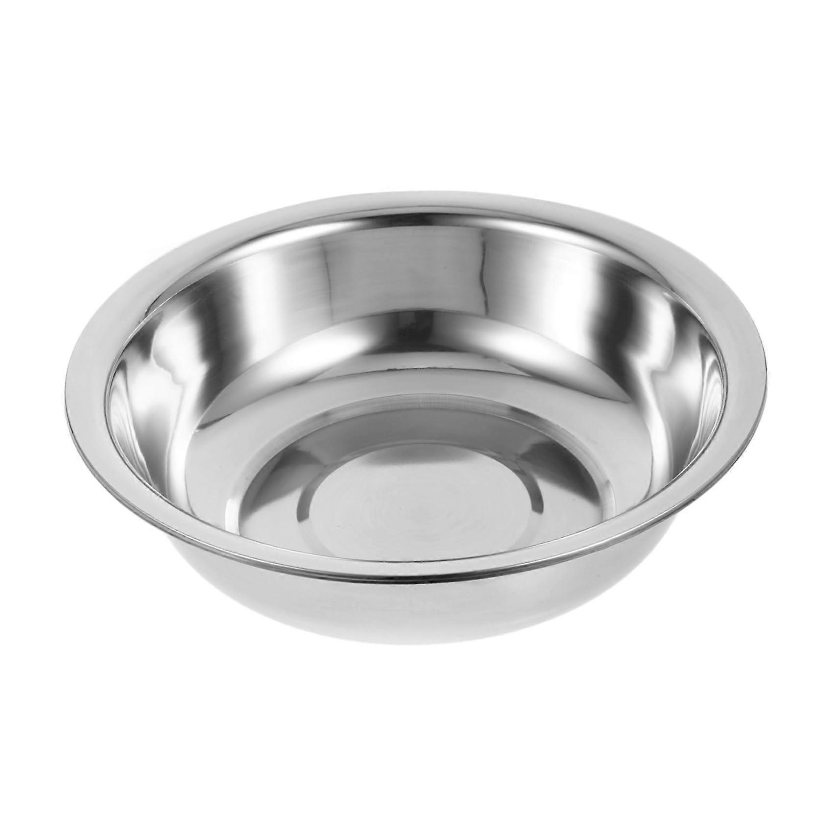 Stainless Steel Mixing Bowl Large Stackable Vegetable and Rice Washing Basin for Kitchen