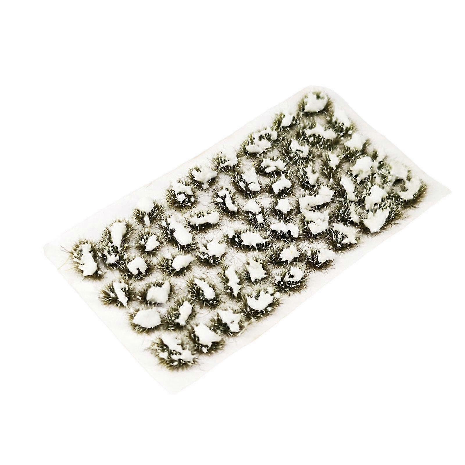 Static Snow Grass Tuft Model, Artificial Grass Modeling Dioramas, Lowland Shrubs 2025