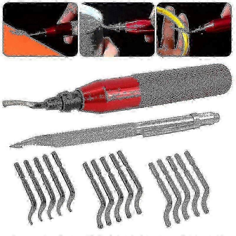 Metal Deburring Tool Set Cutter Kit for Wood Plastic Aluminum