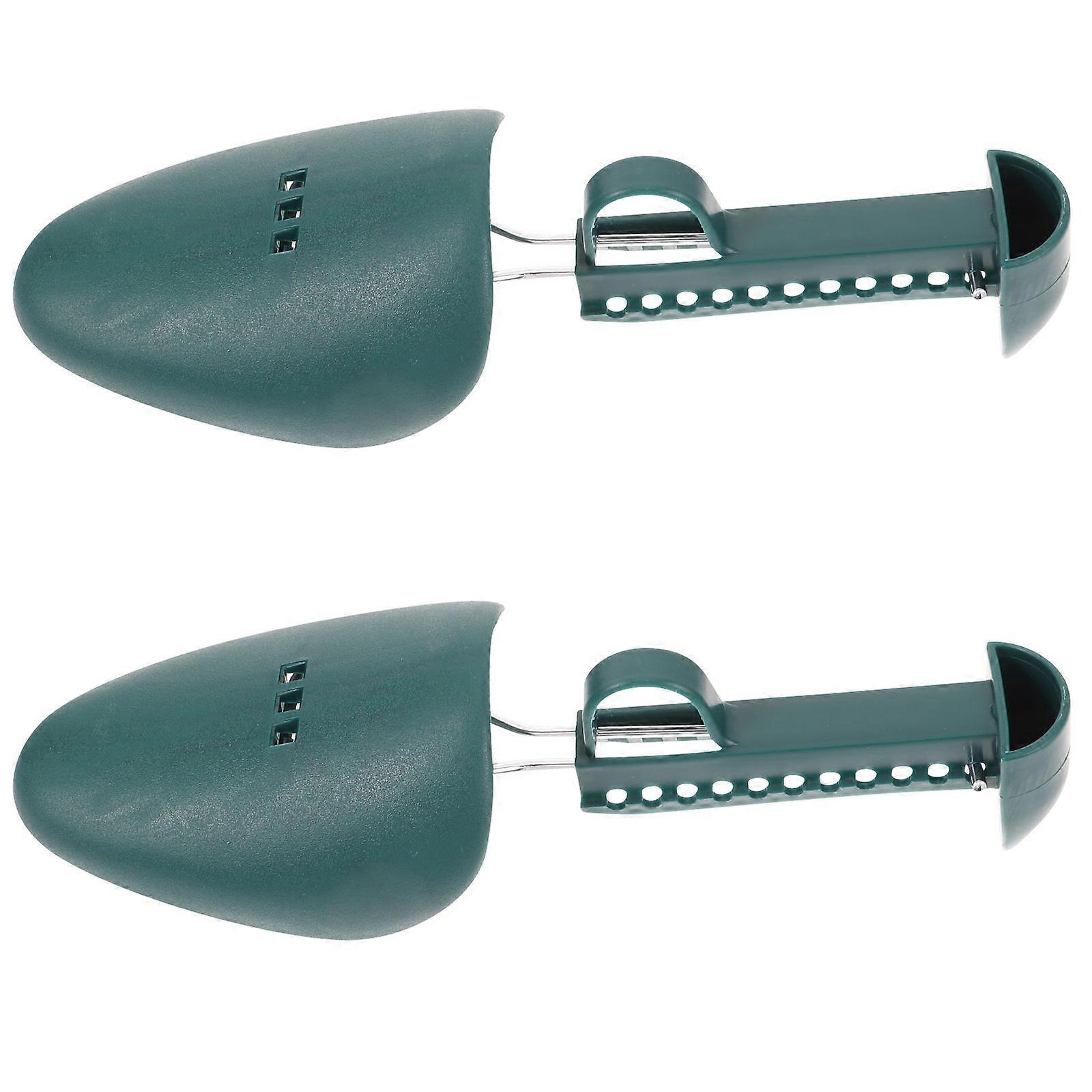 Plastic Shoe Tree Adjustable Boot Tree Shoe Stretcher 2Pairs Men Use
