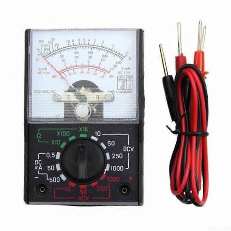 MF110A Analog Multimeter 1000V Voltage Current Resistance Meter with Clear Display for Engineers