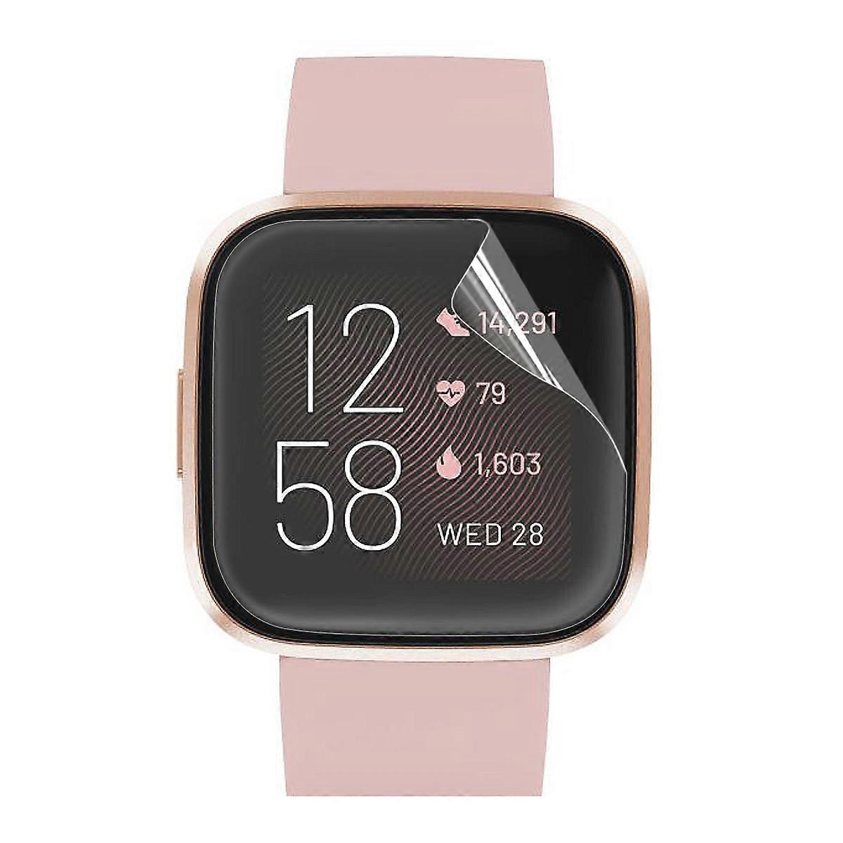 HAT PRINCE Full Coverage Soft TPU Screen Protective Film for Fitbit Versa 2