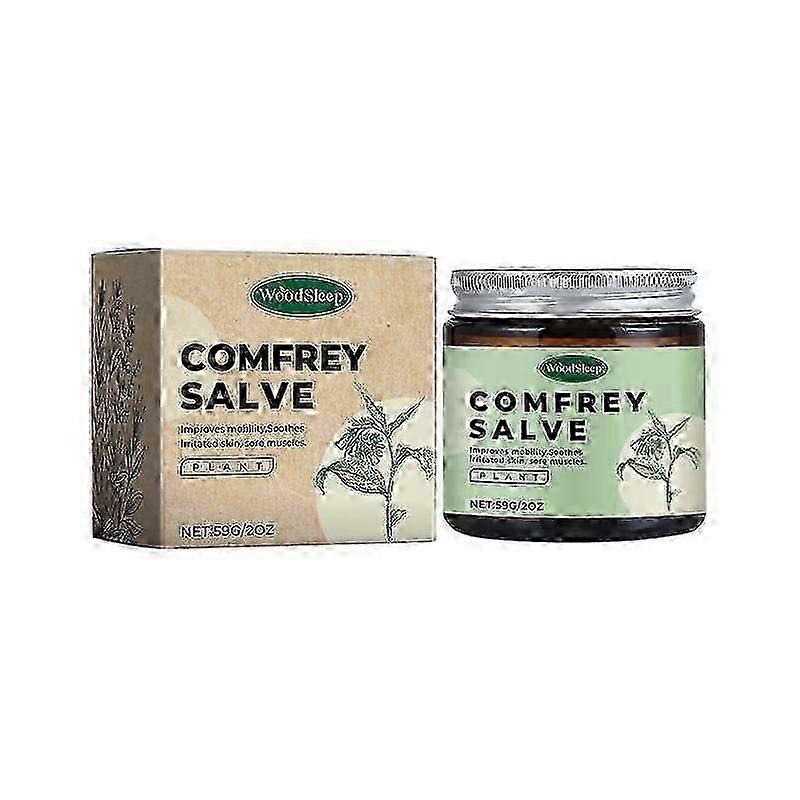 Comfrey Salve Organic, Contains Organic Comfrey Leaf in a Base