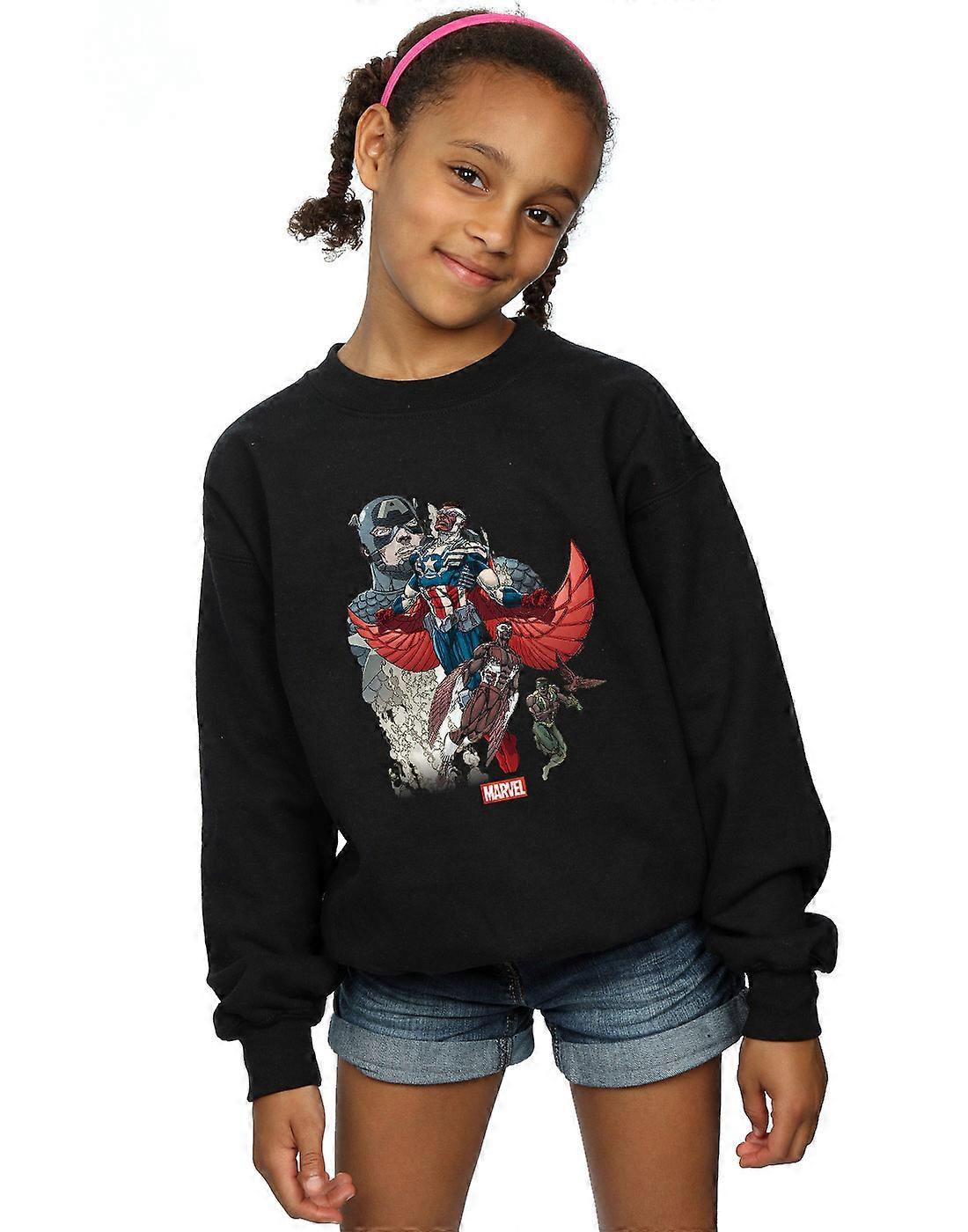 Marvel piger Captain America Falcon Evolution sweatshirt