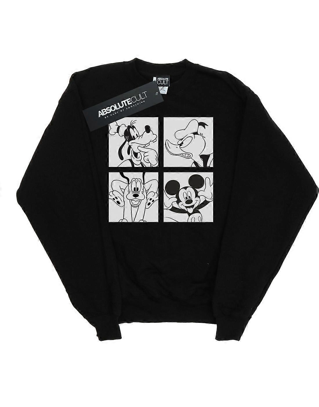 Disney kvinders Mickey, Anders, Fedtmule og Pluto Boxed Sweatshirt