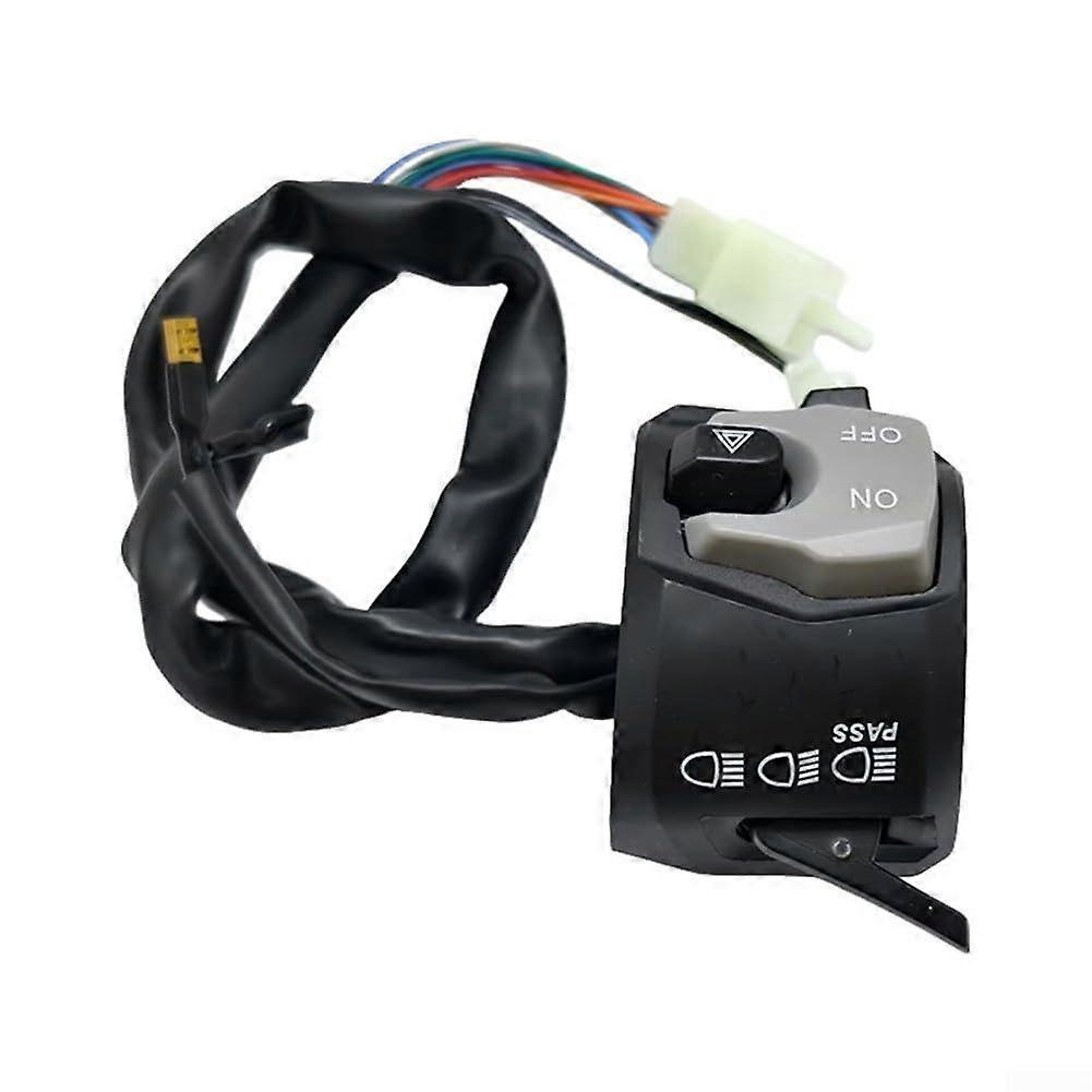Motorcycle Handlebar Switch 22mm MultiFunction Control with Turn Signals and Lights for Safety