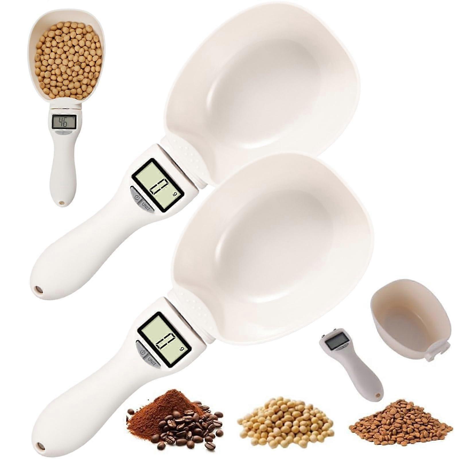 Digital Measuring Spoon Scale with  Precision Sensors and LCD Display for Cooking Baking 2PCS