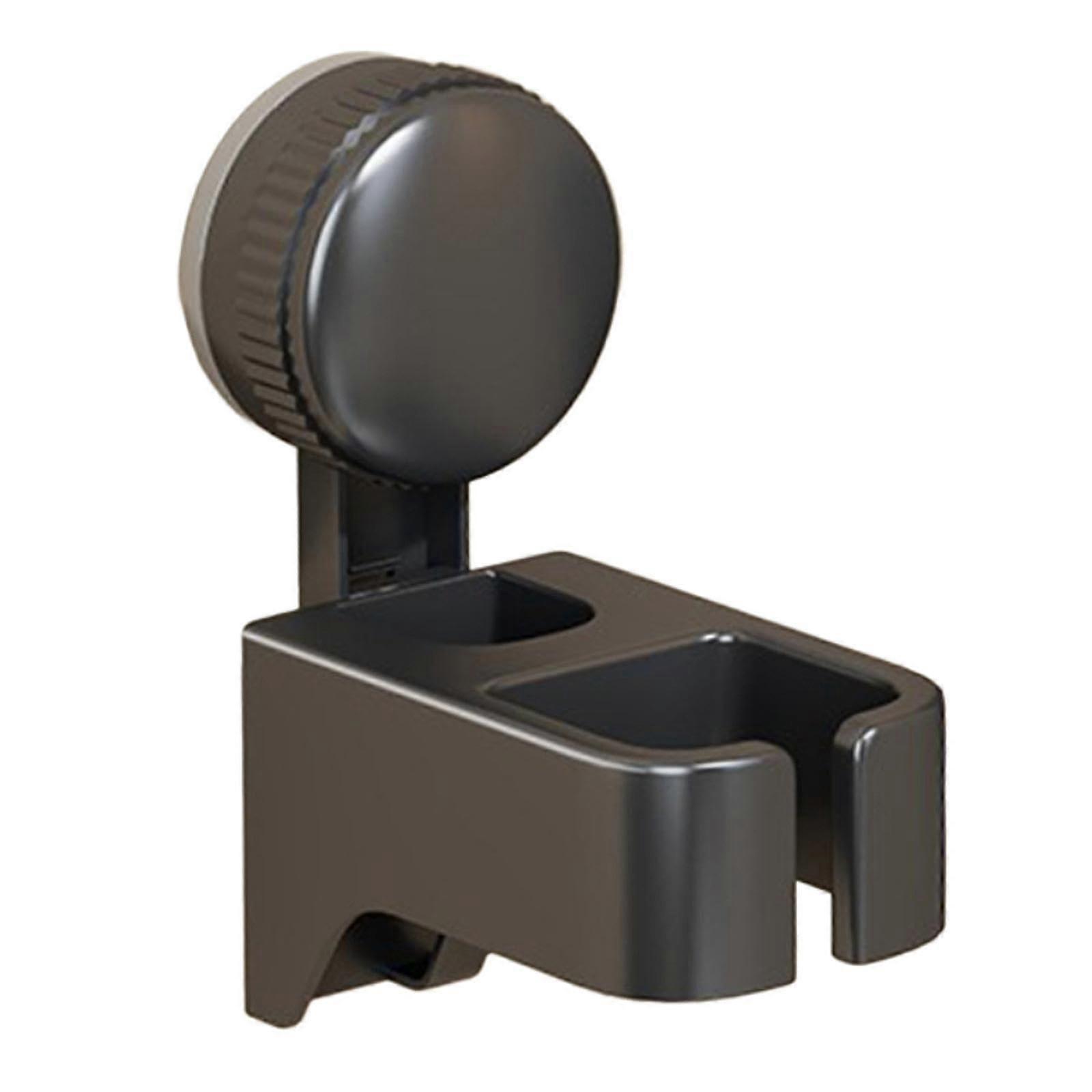 Hair Dryer Holder Wall Mounted Organizer for Bathroom, SpaceSaving Durable Rack, Gray