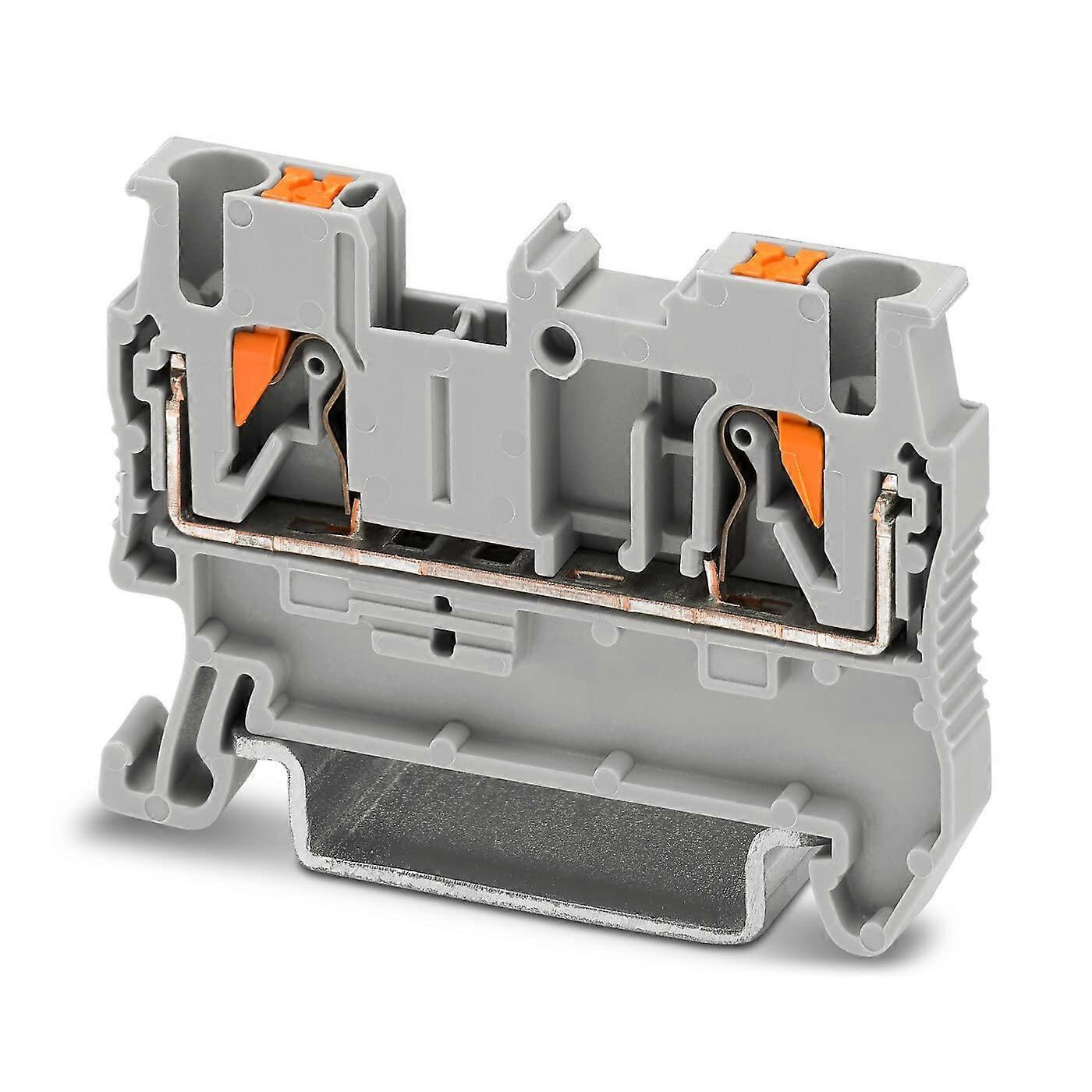 PT2.5 Plug Type DIN Rail Terminal Block Quick Wire Connection Electrical Rail Mount Design