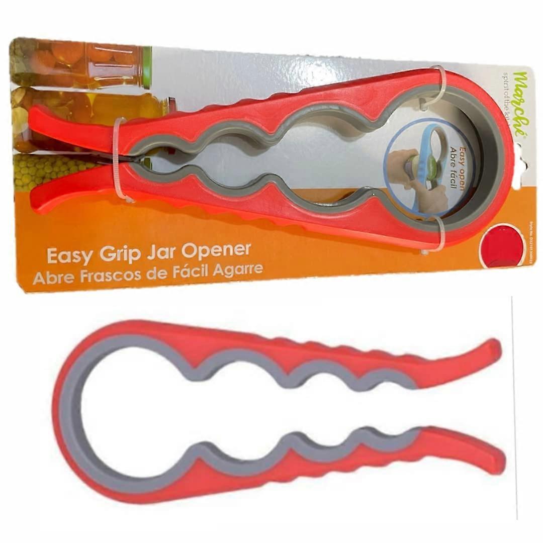 Ergonomic Adjustable Jar and Bottle Opener Tool for Easy Twist Opening in Kitchen