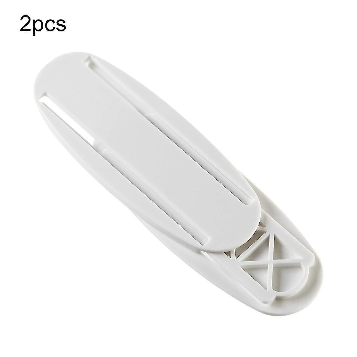 2Pcs Wall-Mounted Punch-free Plug Fixer Self-Adhesive Socket Organizer Holder