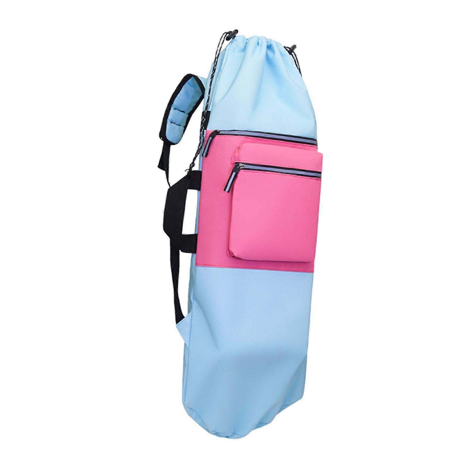 Skateboard Backpack Rucksack with Adjustable Straps Drawstring Closure for