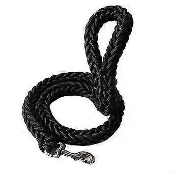 Large Dog Leash Nylon Braided Traction Rope Pet Walking Thick Hand Rope For Bulldog Rottweiler Hound Dogs Accessories