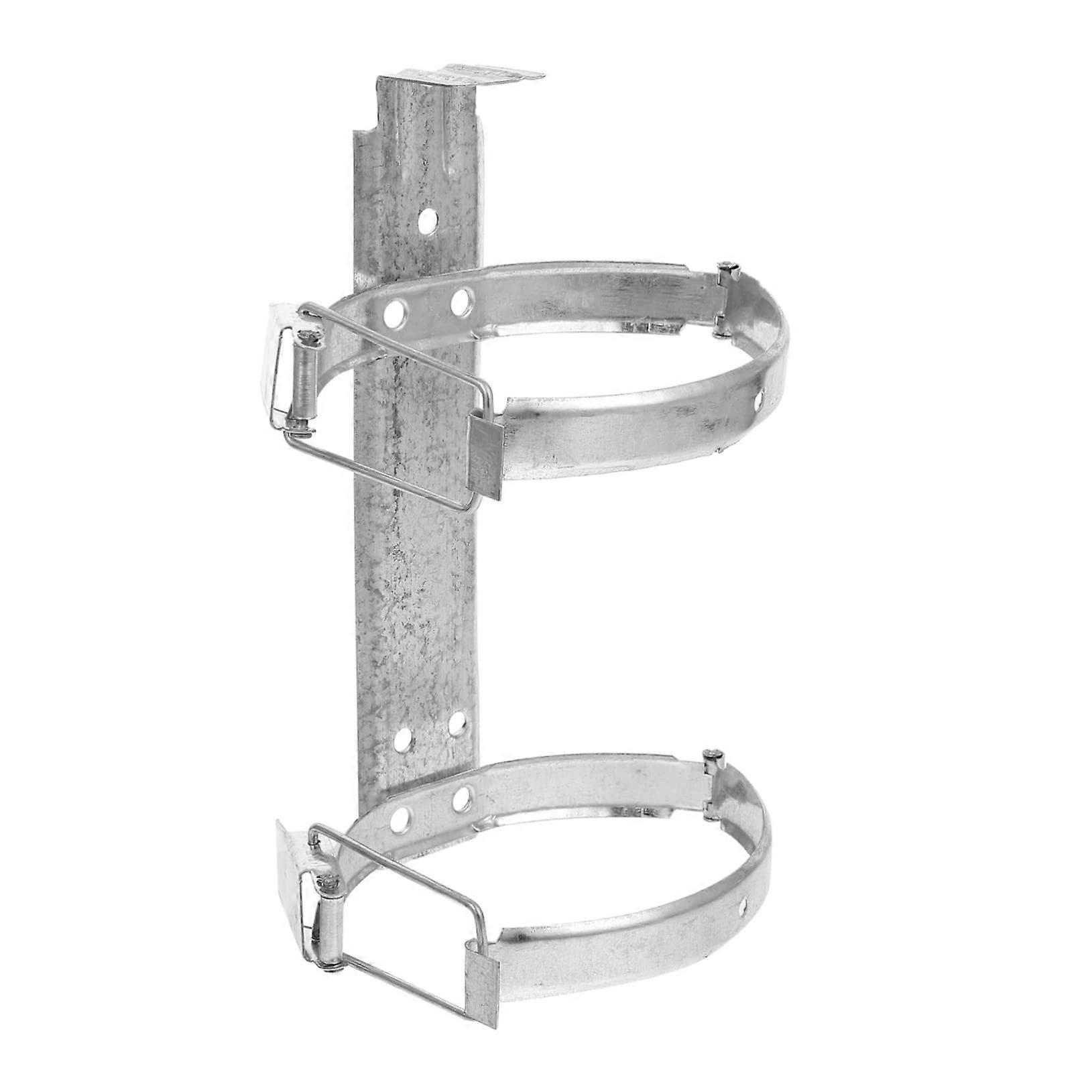 Fire Extinguisher Wall Mount Holder Rack, Durable Iron Bracket, Easy Install for Office and Garage