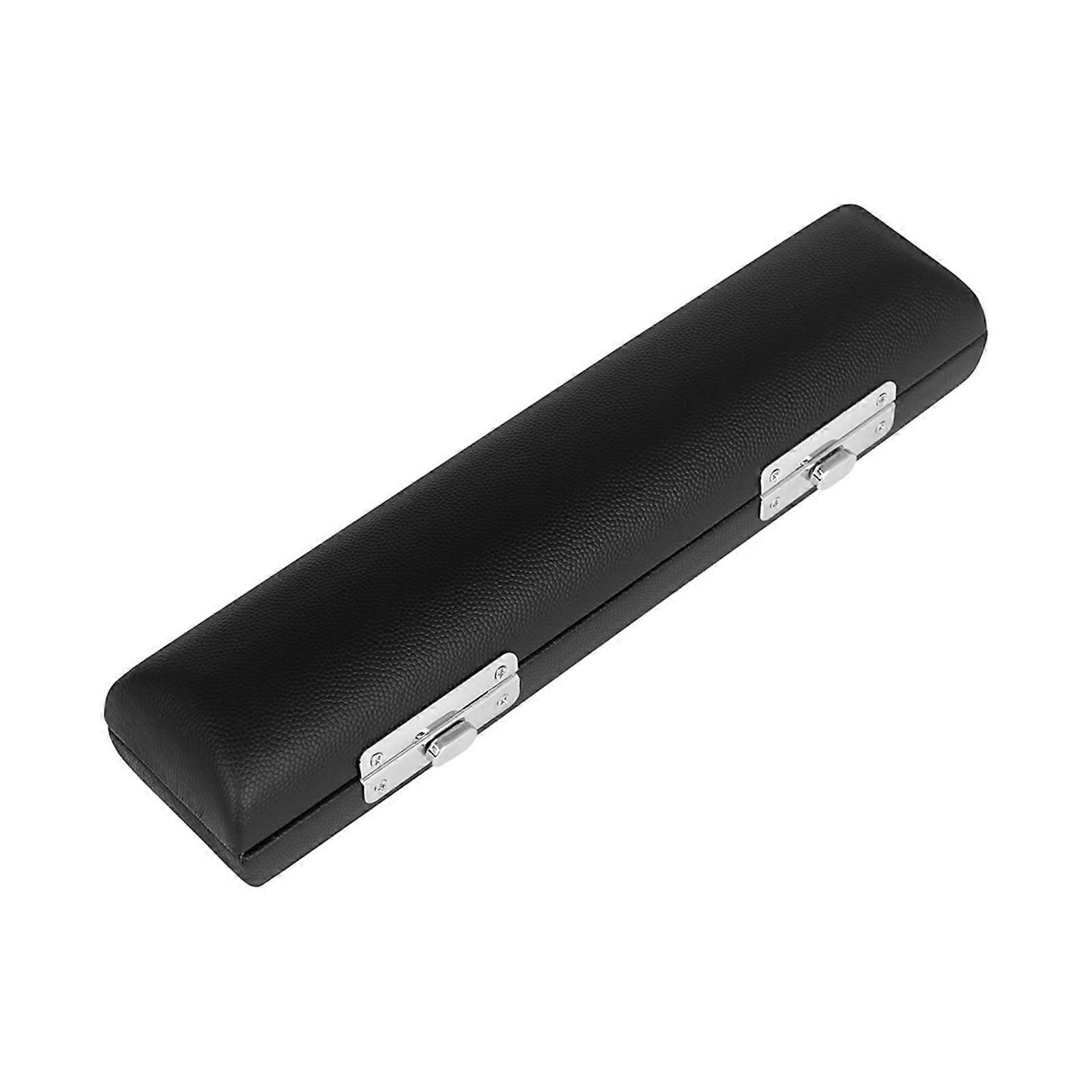 16 Hole PU Leather Piccolo Case Lightweight Protective Piccolo Box for Compact Storage