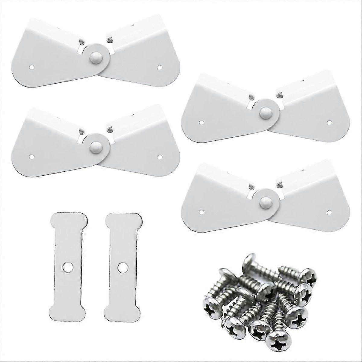 4 Pack Gutter Downspout Extensions Gutter Hinges Downspout Extension for Rectangle or Square Downspout