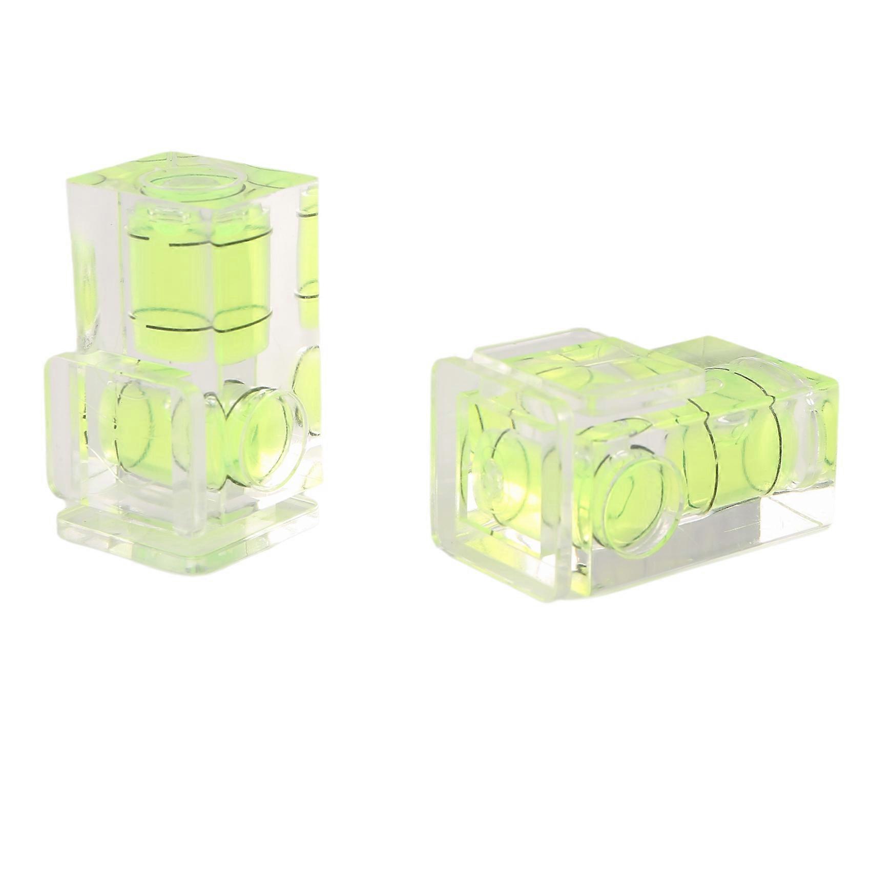 2 PCS Hot Shoe Bubble Level Camera para câmera digital e de filme