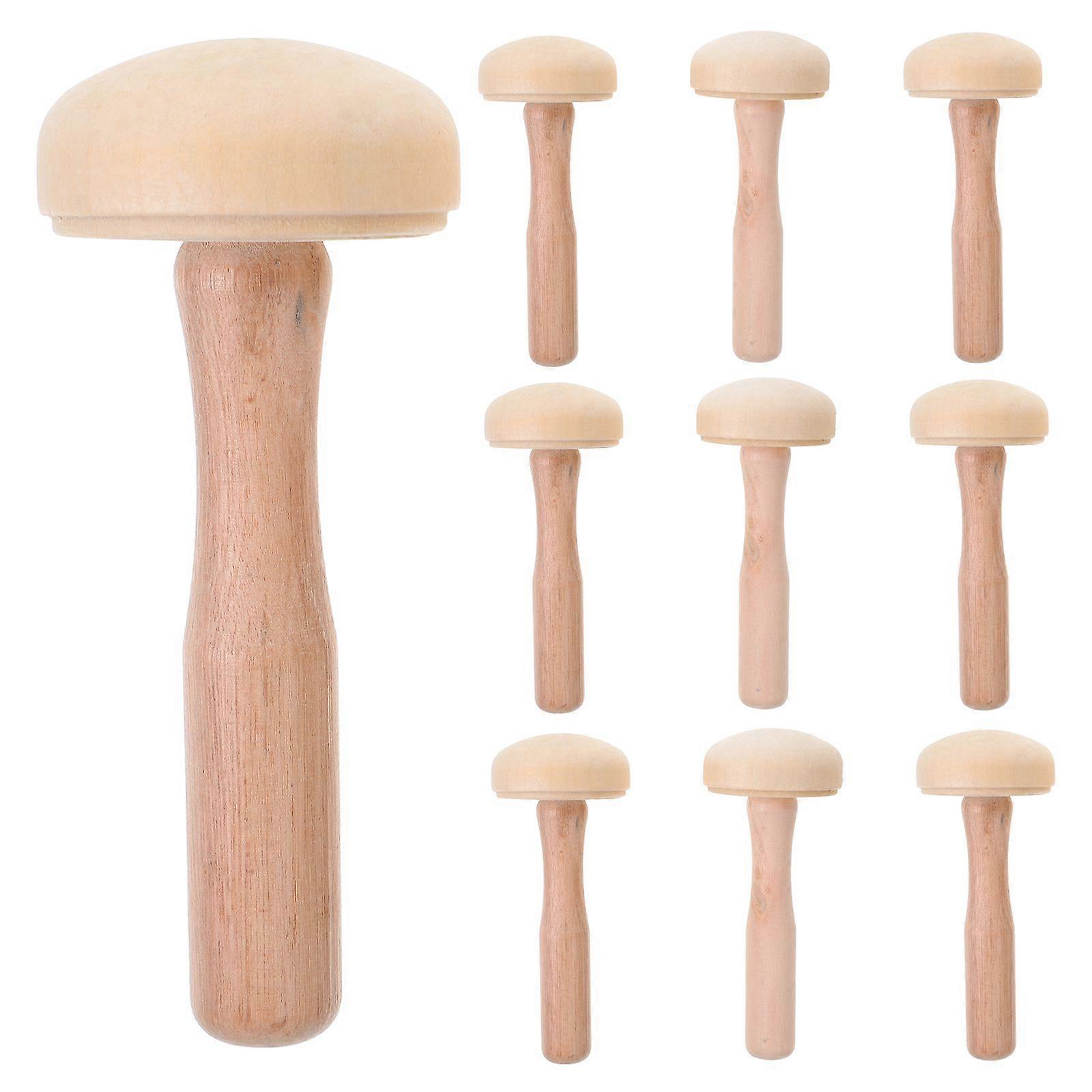 10Pcs Professional Knitting Tools Multi-function Darning Mushrooms Convenient Knitting Mushrooms
