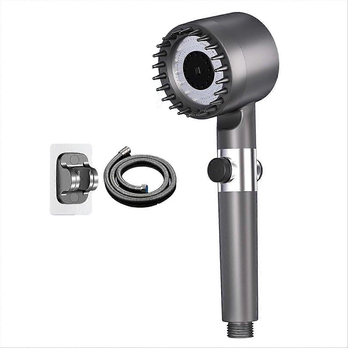 Handheld Shower Head - 5 Adjustable Modes, High Pressure, Water Saving, Easy Hang Design, Essential