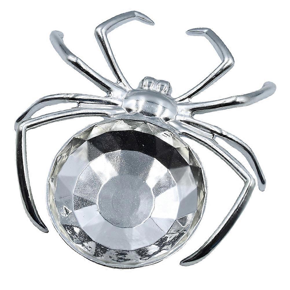 Multi-Function Dessert Plate Spider Fruit Tray for Storage Use 1 Piece Silver