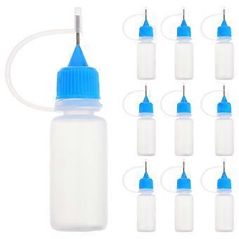 Reusable Squeeze Bottles Pe Material for Dye and Glue Dispensing 10Pcs