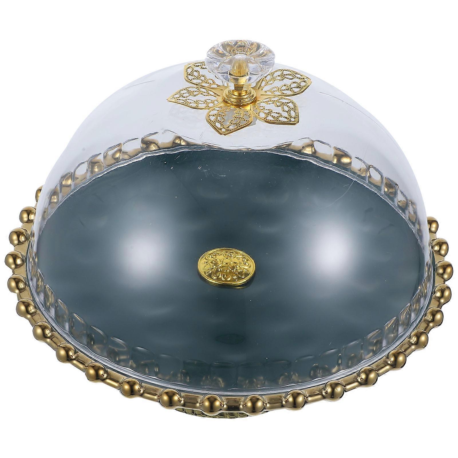 Egg Cake Tray Tall Cake Display Tray for Storage 1Set White Ceramic Plate