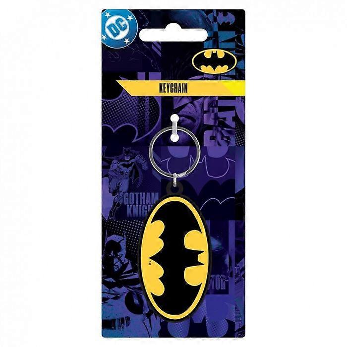 Batman Symbol PVC Keyring