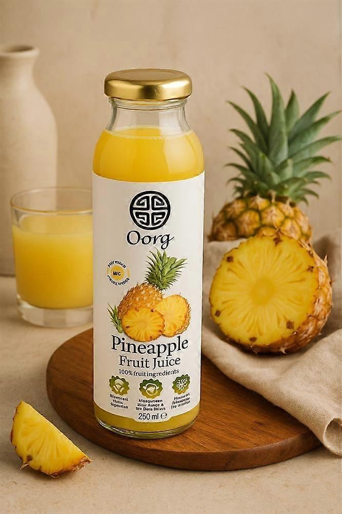 OORG! Natural Pineapple Juice 250ml - 6 Pack