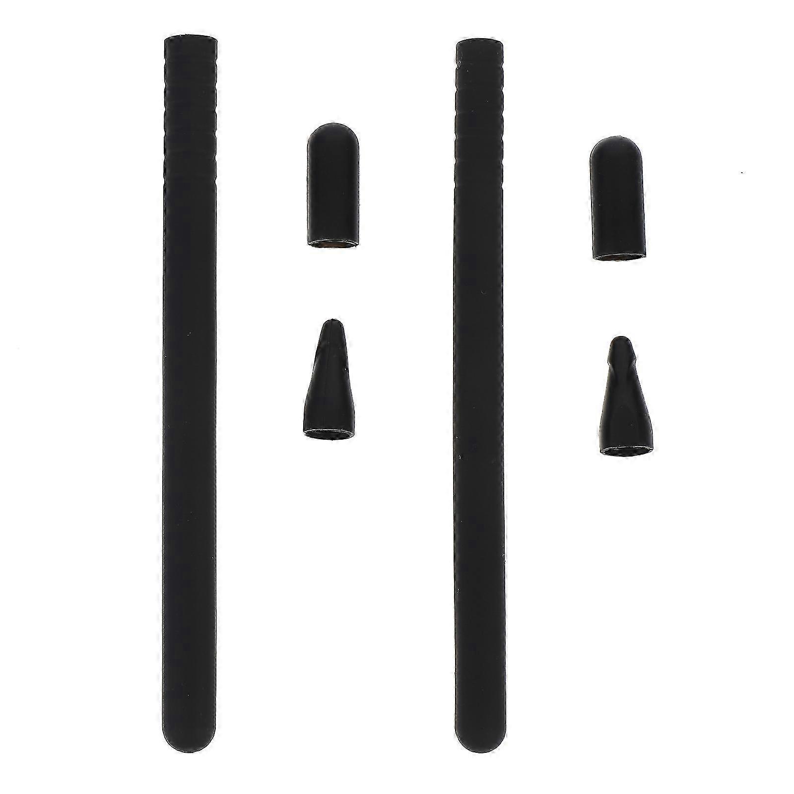 2 Sets Reliable Shockproof Stylus Covers Compatible for Apple Pencil 2