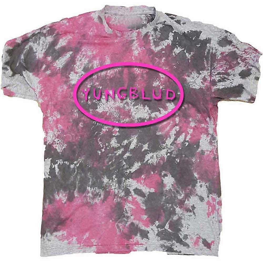 Yungblud Scratch Oval Dip Dye T Shirt