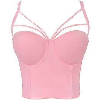Lingerie compatível com top corset feminino, roupa sexy compatível com bustiê sensual, respirável, compatível com sutiã ajustável, modelador de cintura, roupa íntima feminina.
