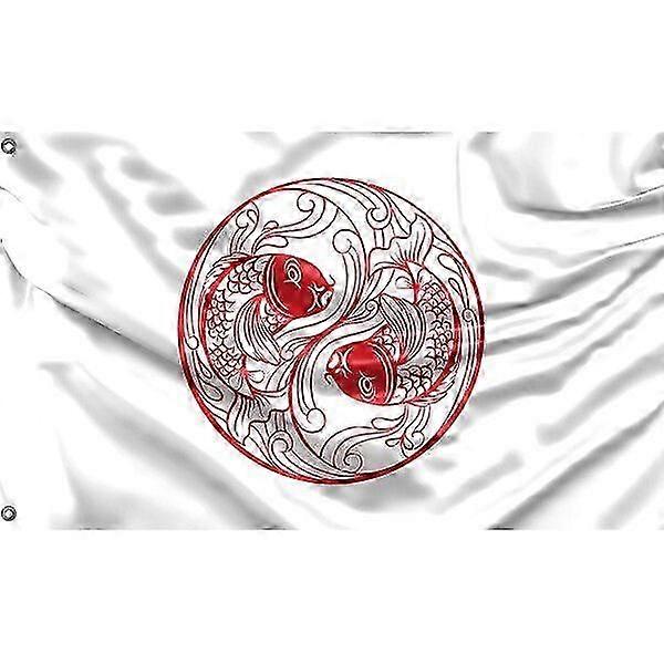 Red Fish Flag Pattern 998 KHMYV