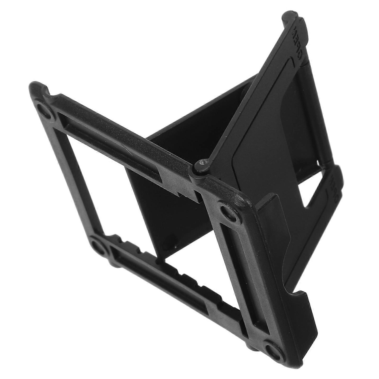 Phone Bracket Universal Foldable Stand for 2Pcs Multi-Angle Tablet Holder Black