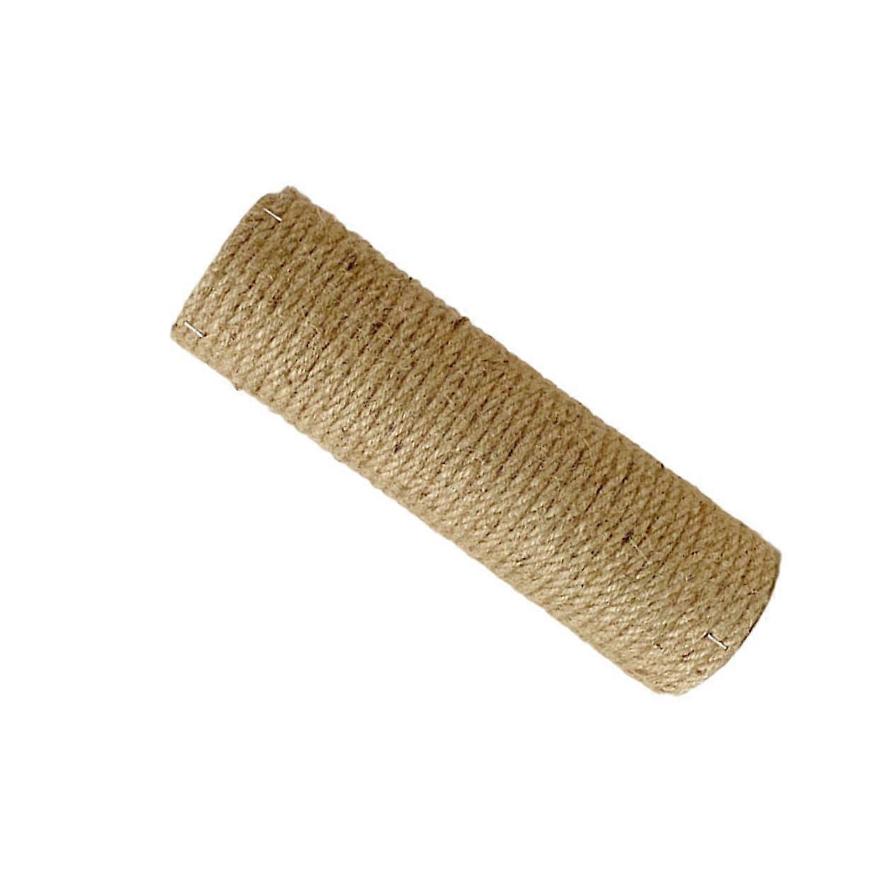 Sisal Cat Scratching Post Replacement for Cat Trees, Solid Wood Climbing Pole with Hemp Rope