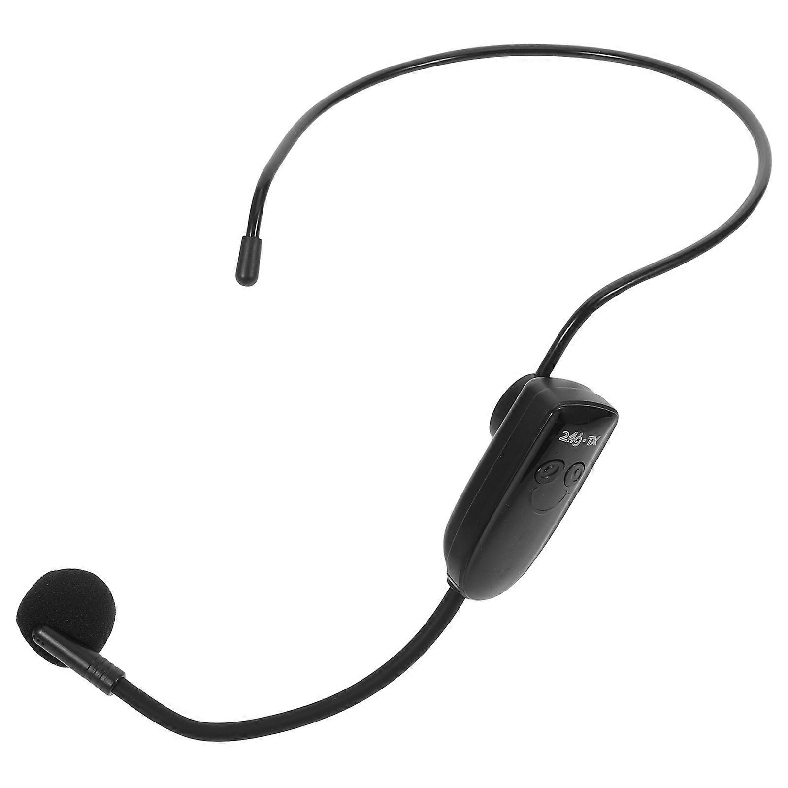 Wireless Microphone Voice Amplifier with Headset Microphone for Teaching 1Set
