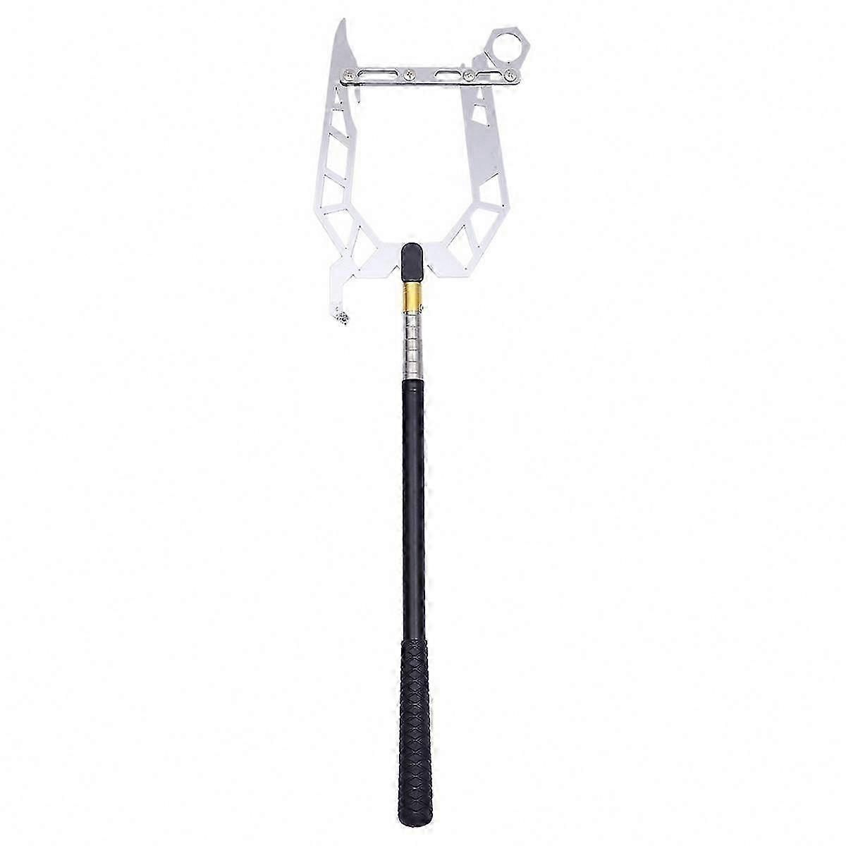 Telescoping Boat Hook with Dock Hook for Mooring Rope and Cable Threading