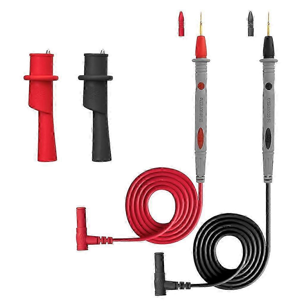 Multimeter Test Lead with Thin Tip Needle Crocodile Clips PT1032 Compatible with Voltmeter