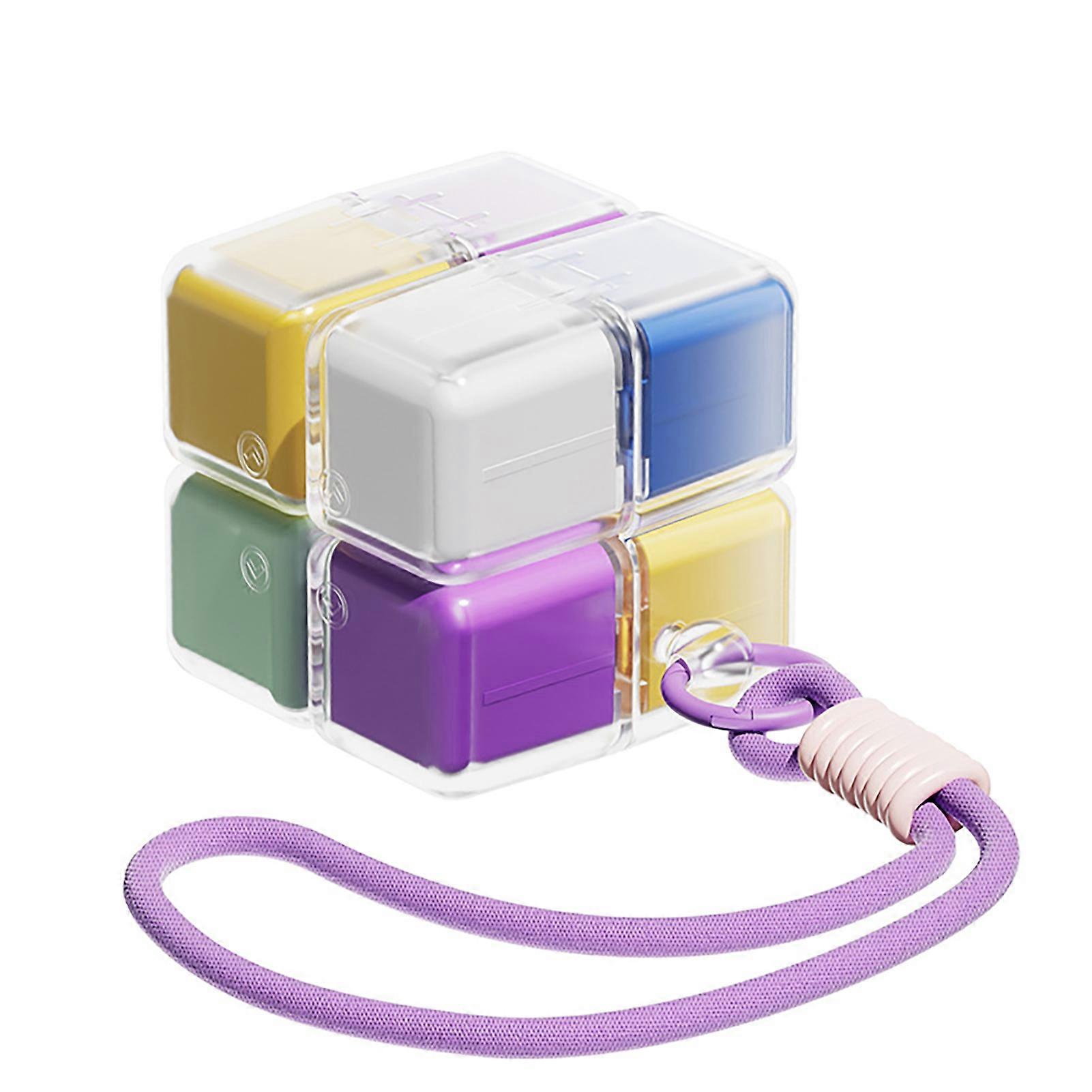 Weekly Pill Box - Spill Proof Compact Organizer for Pockets