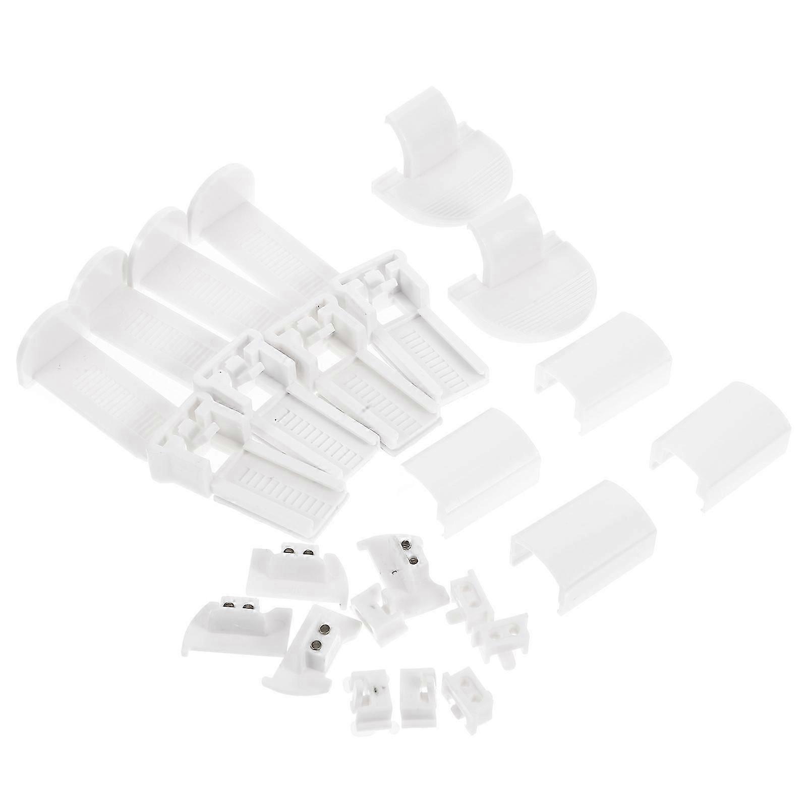 Curtain Blind Brackets Secure Mounting Brackets for Window Blinds 24Pcs