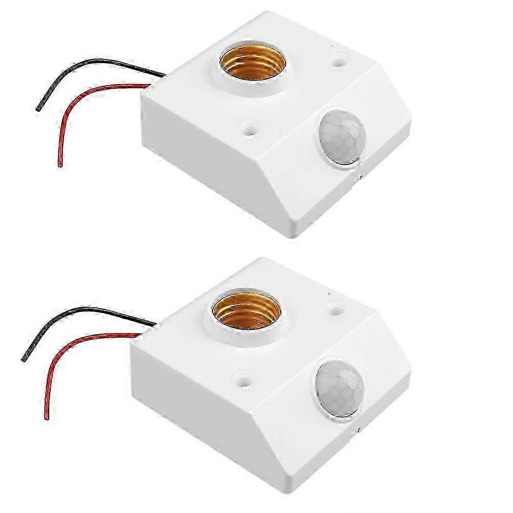 Lamp Base E27 AC LED Bulb Base Infrared IR Sensor Automatic Wall Light Holder Socket Motion Detector-YL