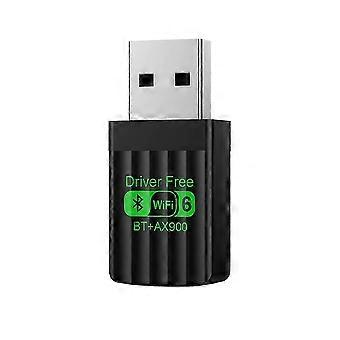 AX900 USB WiFi 6 Adapter with Bluetooth 5.4 Dual Band 2.4G&5GHz USB Network Dongle Wireless Wlan Re QAQ